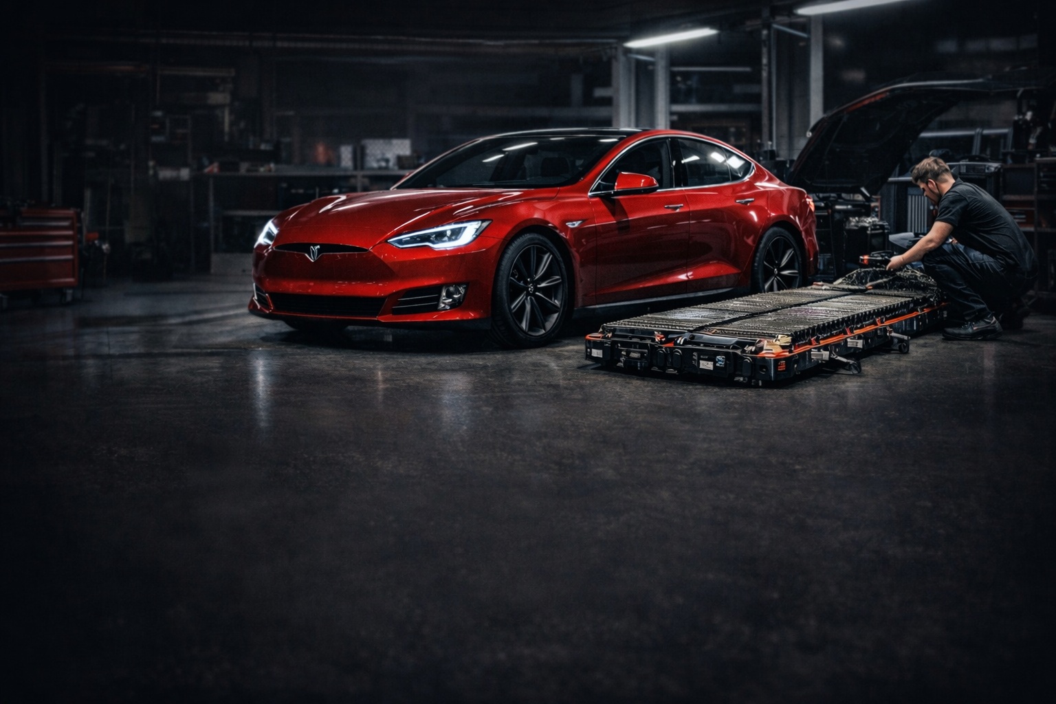 ремонт батареї Tesla у Тернополі